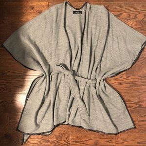 Gray Belted Cape